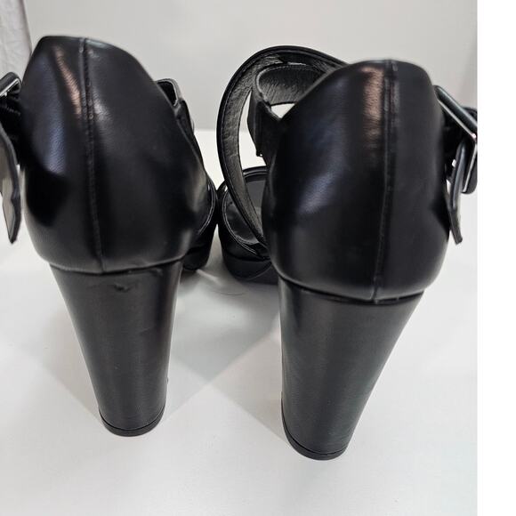 ANNE KLIEN Heels SIZE 6.5 Black - Picture 7 of 9